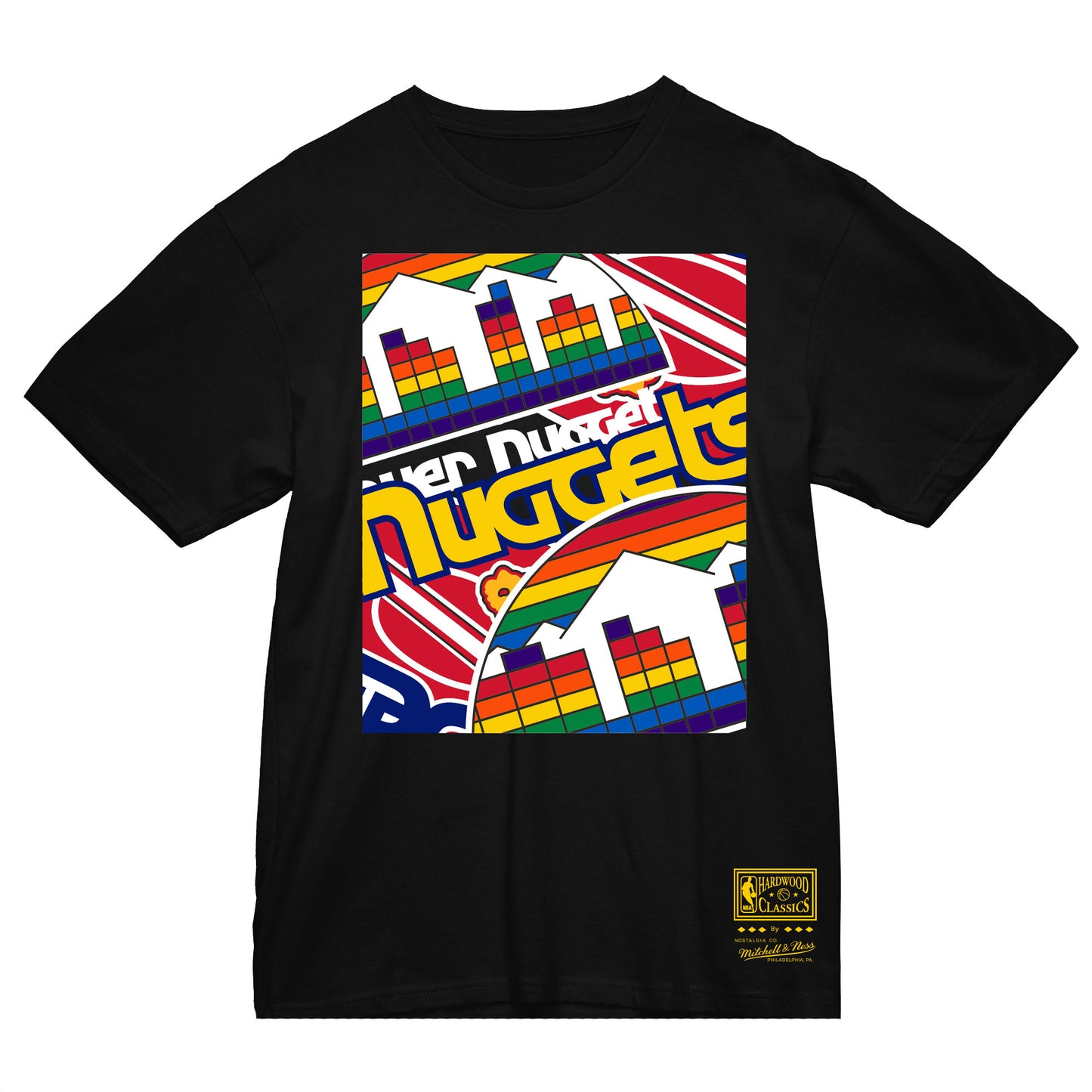 Nuggets Cut Up Logos Tee