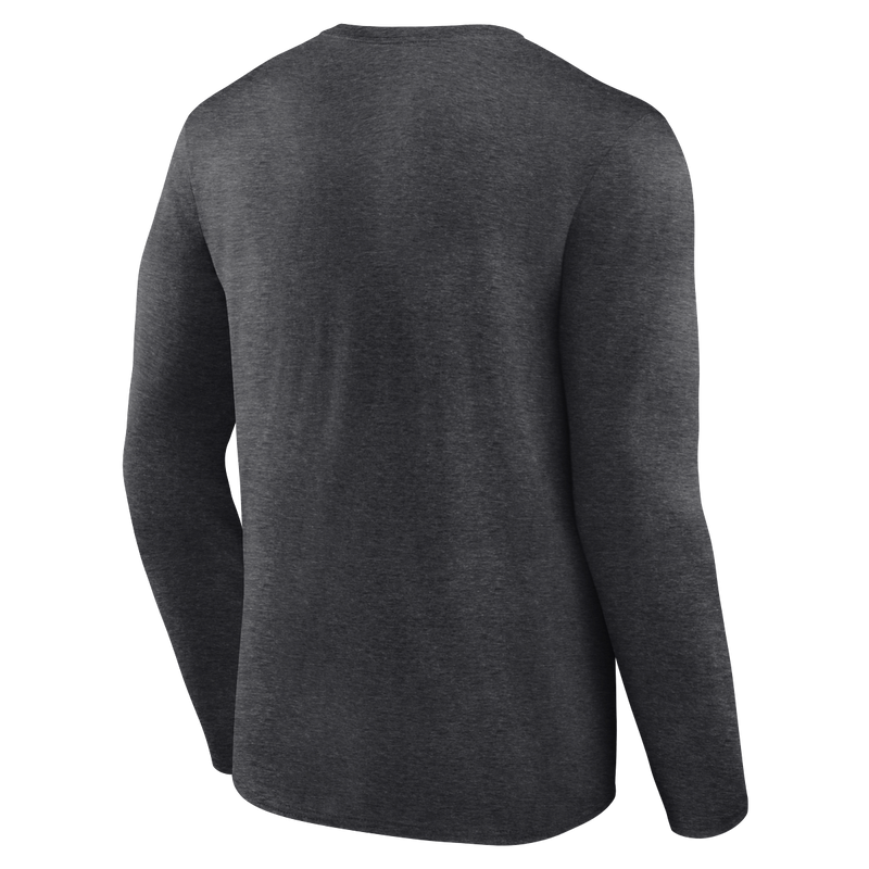 Men's Mitchell & Ness Heather Gray Colorado Avalanche Logo Long Sleeve T-Shirt Size: Small
