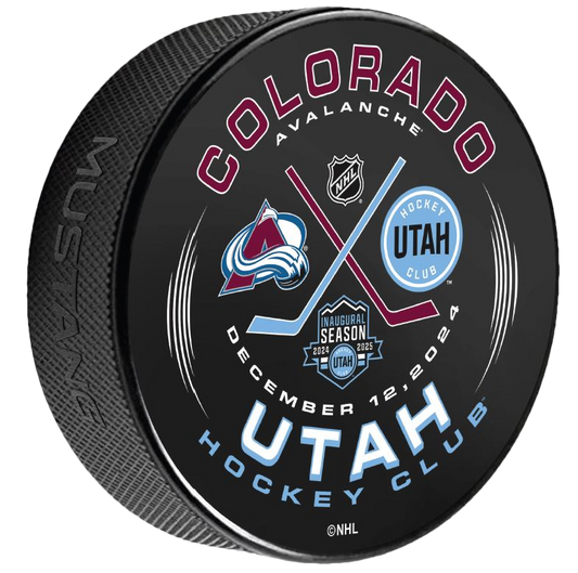 Avalanche vs Utah HC Dueling Puck