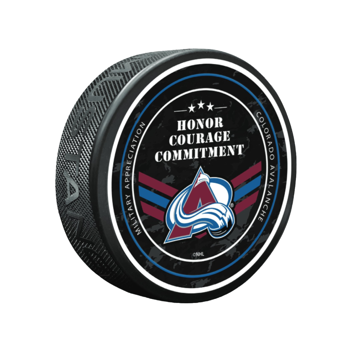 2024-25 Avalanche Military Appreciation Puck