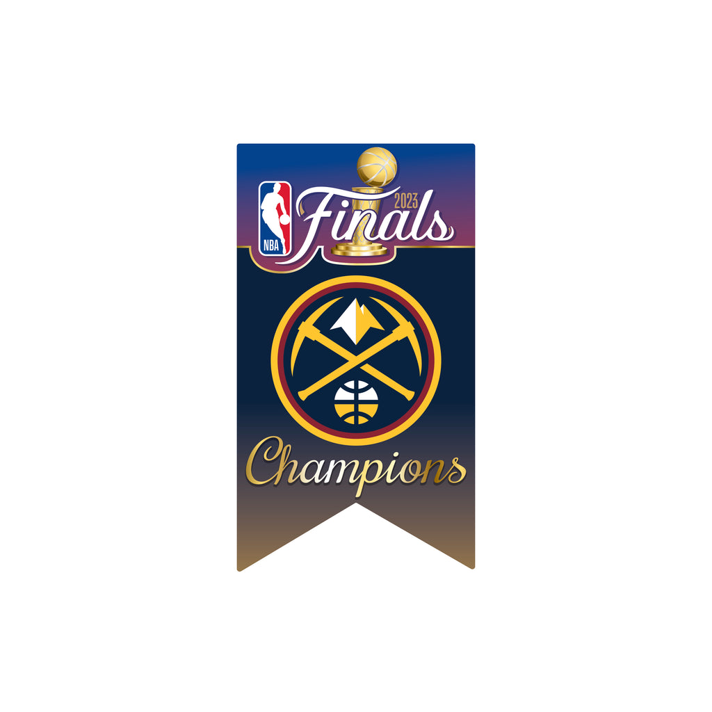 Kingpinz Lakers Championship Banner Lapel Pin