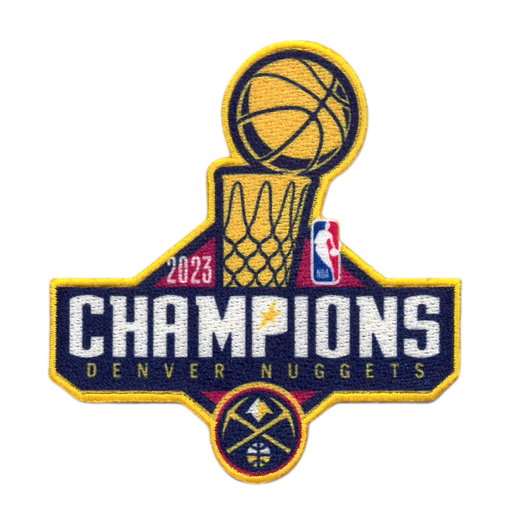 Denver Nuggets 2023 NBA Finals Champions Scattered Fan Patch