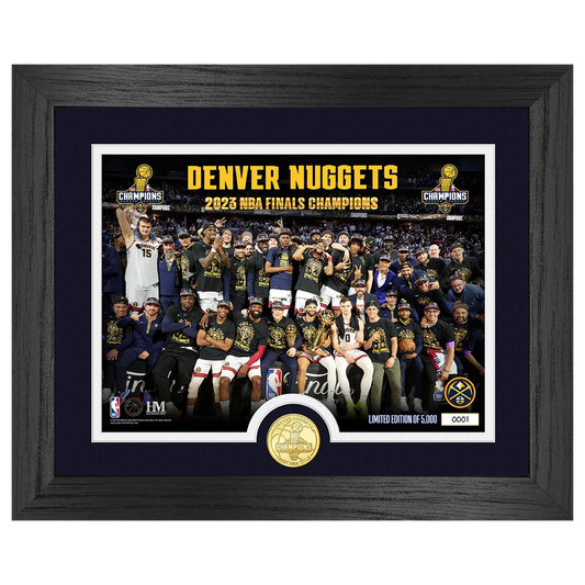 2023 NBA Champions Denver Nuggets Celebration 13"x16" Photo Frame