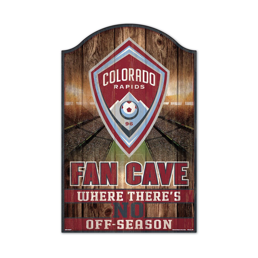 Rapids 11" x 17" Fan Cave Wood Sign