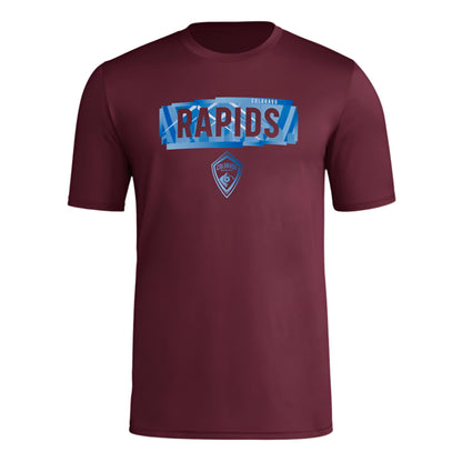 Rapids Pregame Local Pop Tee -Burgundy