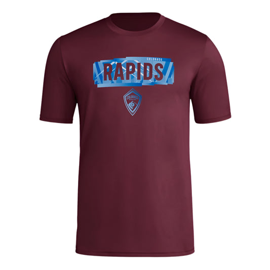 Rapids Pregame Local Pop Tee -Burgundy