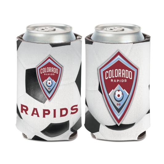 Colorado Rapids Soccer Ball Can Coozie