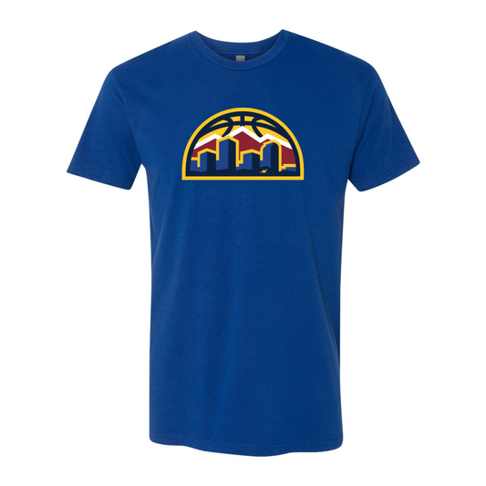 Nuggets Skyline Logo S/S Tee - Royal