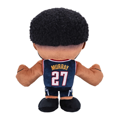 Plush Stuff doll, Murray player with black hair, Navy blue jersey, Murray 27 on back of jersey. with black shoe bottoms.