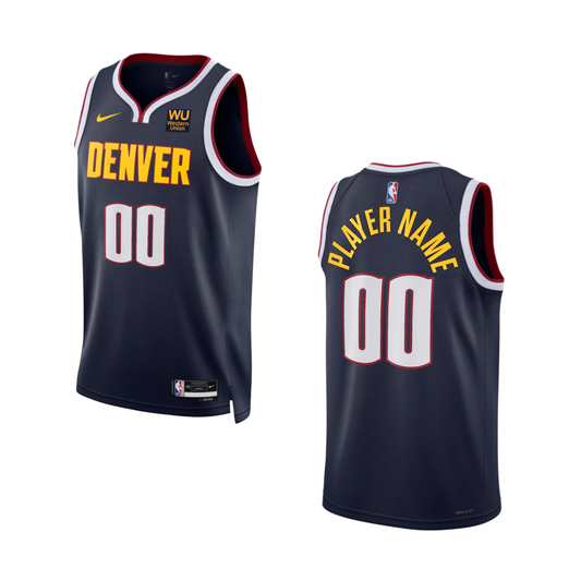 Youth Denver Nuggets Icon Customized Jerseys