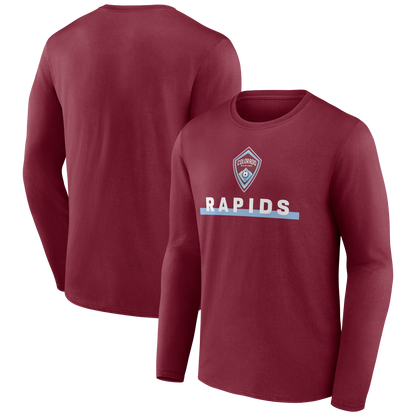 Rapids L/S Logo Stripe Tee