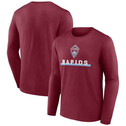 Rapids L/S Logo Stripe Tee