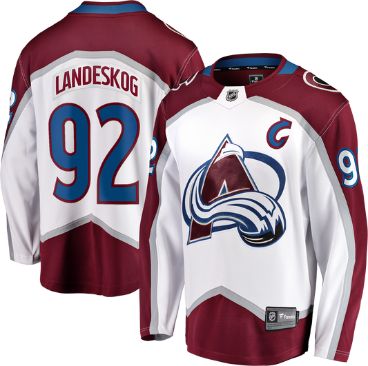 Colorado Avalanche #92 Gabriel Landeskog (C) Breakaway Road Jersey