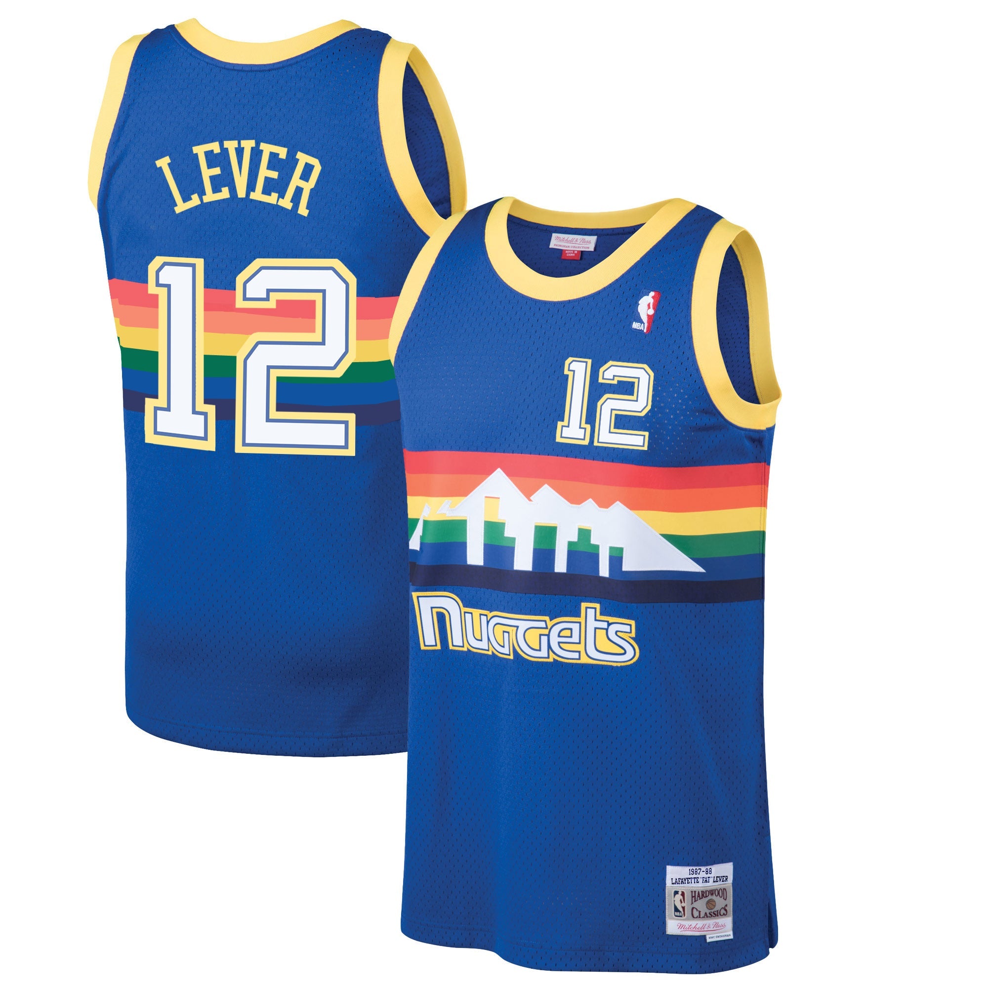 Denver Nuggets Retro Swingman 12 Fat Lever Jerseys