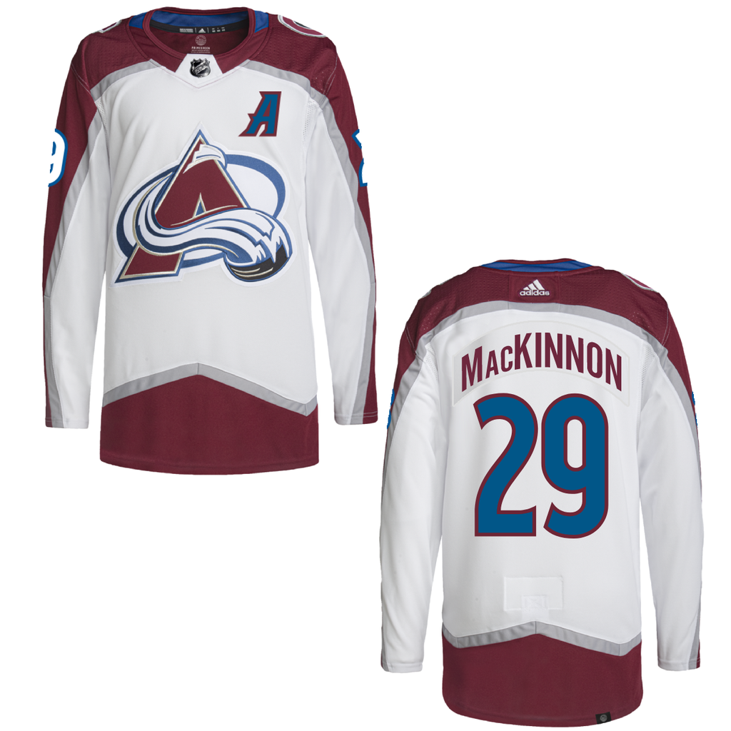 Adidas Authentic Colorado Avalanche Nathan MacKinnon NHL Jersey