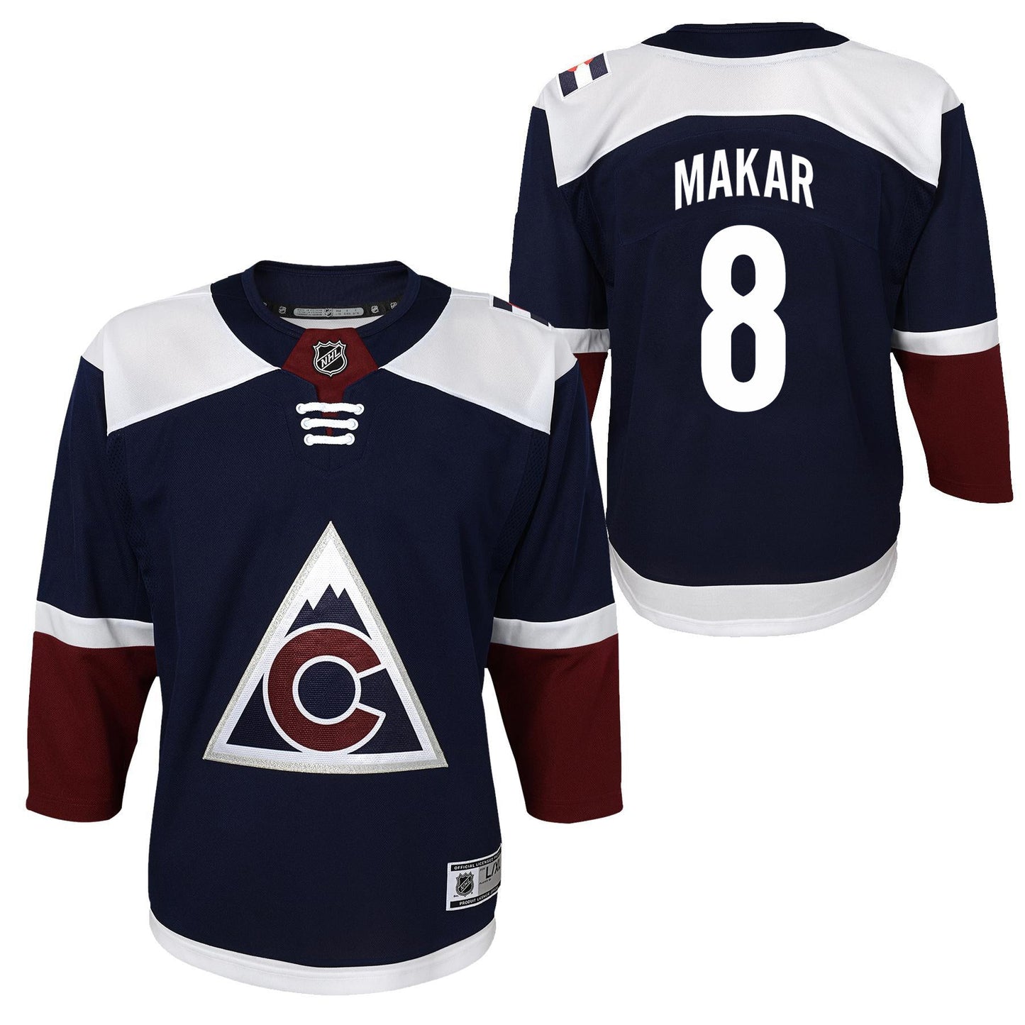 Avalanche Child Alternate Player Jerseys