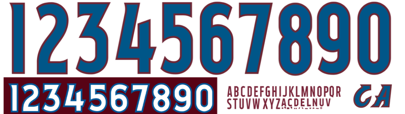 Colorado Avalanche Customized Number Kit For 2021-Present Away Jersey –  Customize Sports